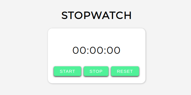 Stopwatch demo